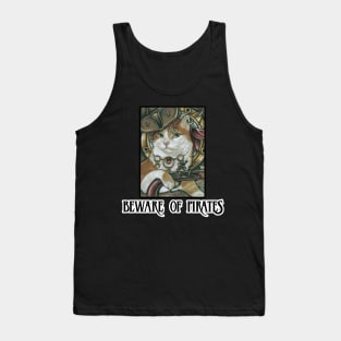 Pirate Cat - Design 2 - Beware of Pirates Tank Top